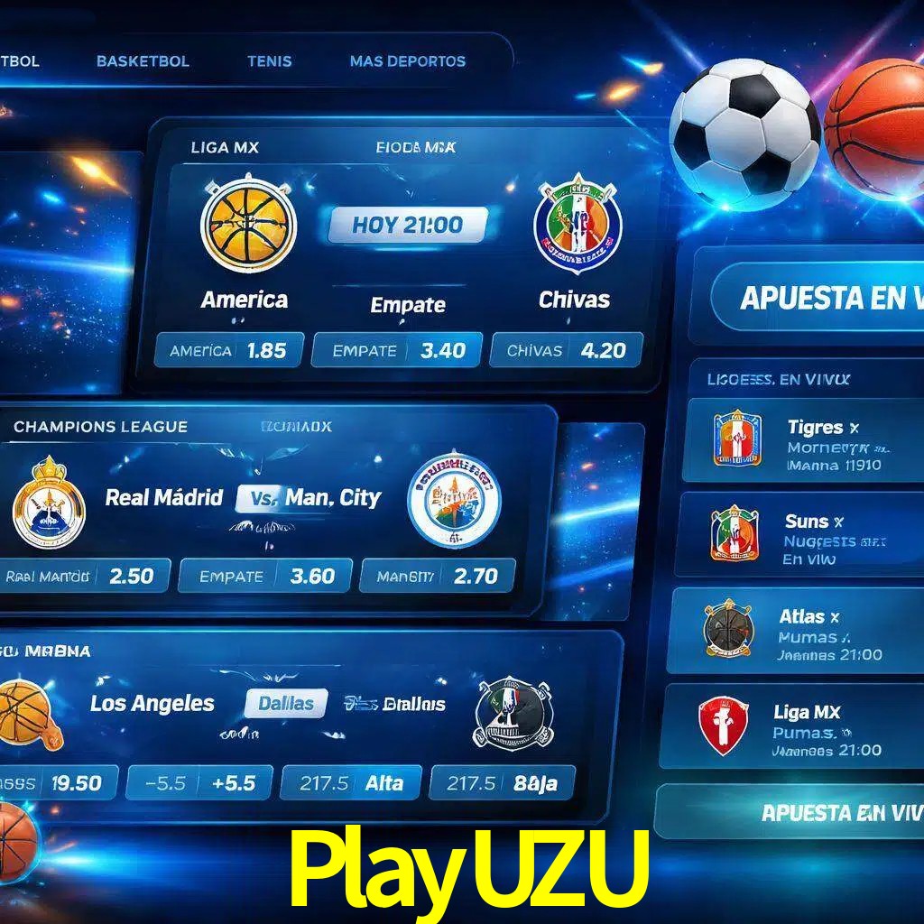 Mercados de apuestas deportivas PlayUZU para jugadores en México